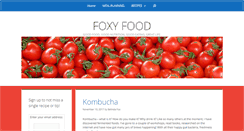 Desktop Screenshot of foxyfood.com